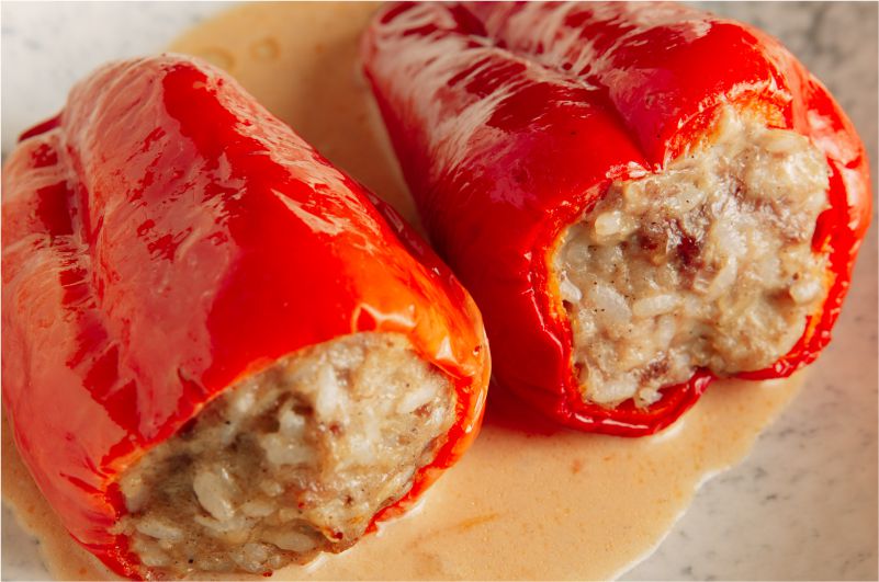 Перец фаршированный по-сибирски