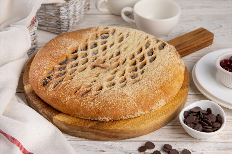 Пирог с вишней и шоколадом 1,5 кг