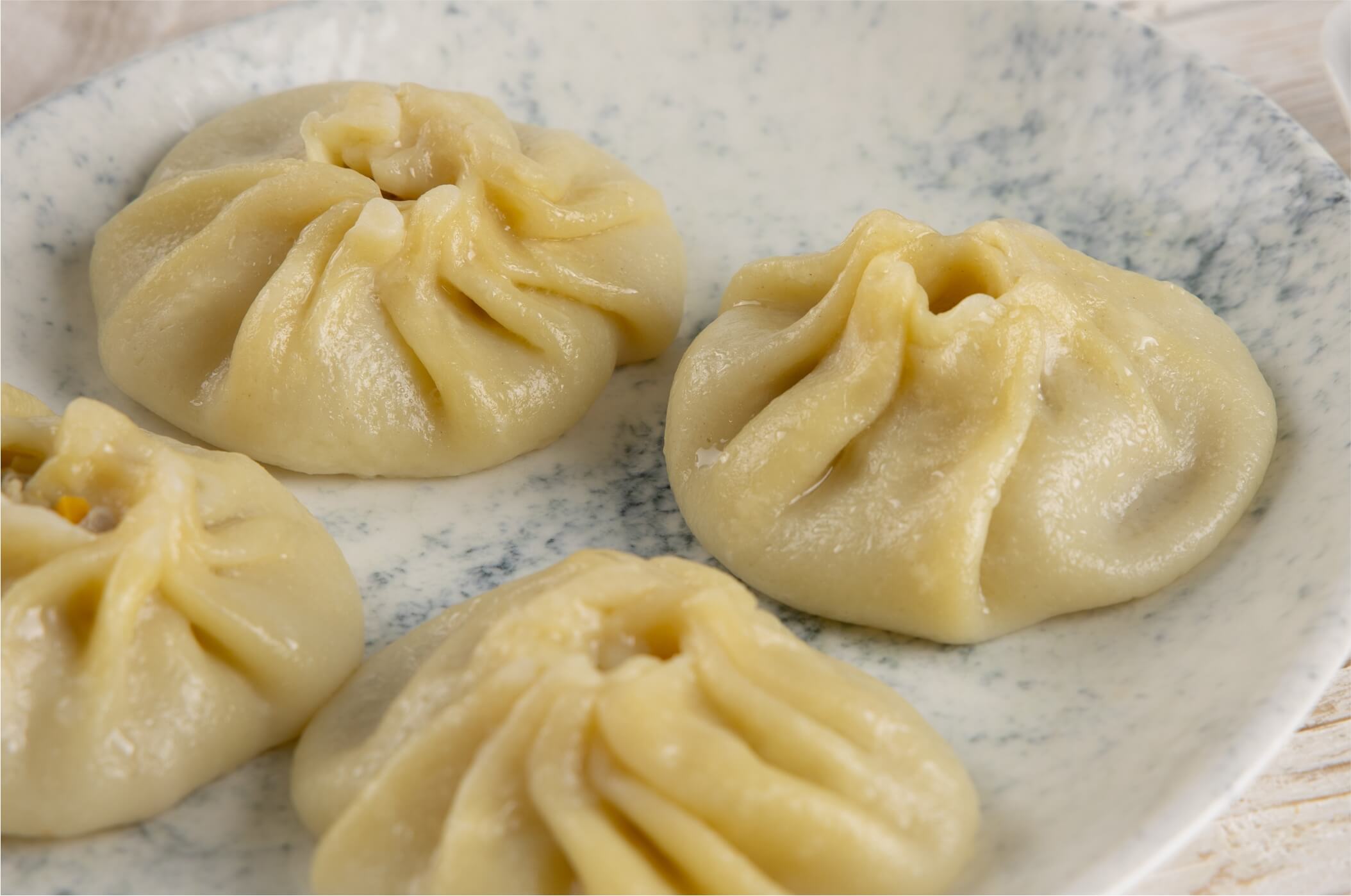 Манты с курицей и тыквой, 4шт